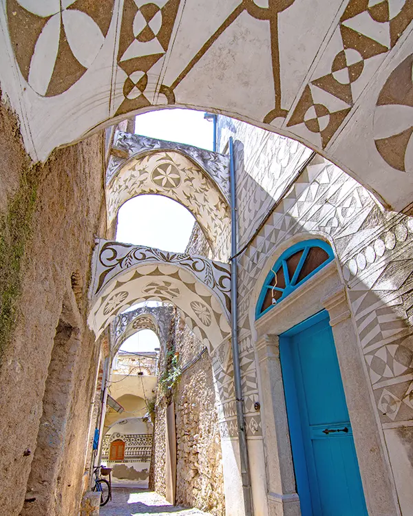 Explore Pyrgi in Chios island.