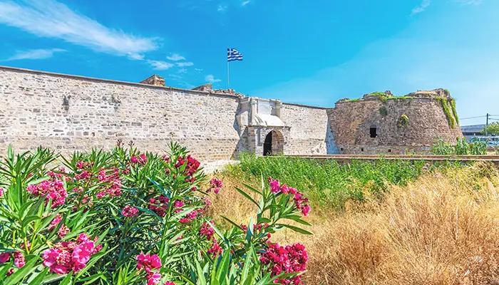 Castle of Chios in Chios island.