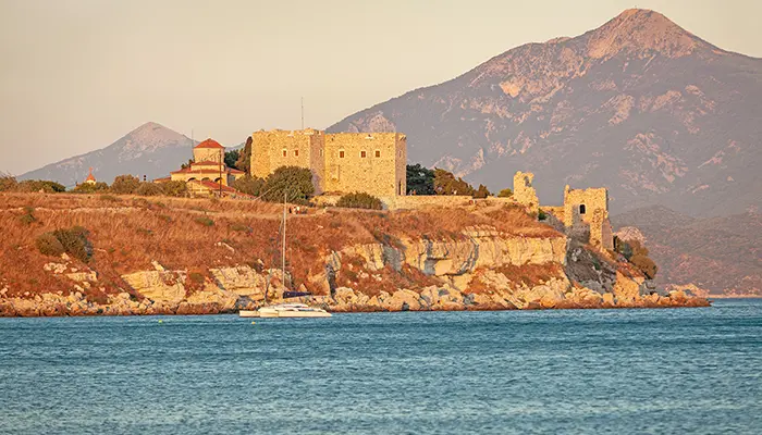 Castle of Lykourgos Logothetis in Samos island.