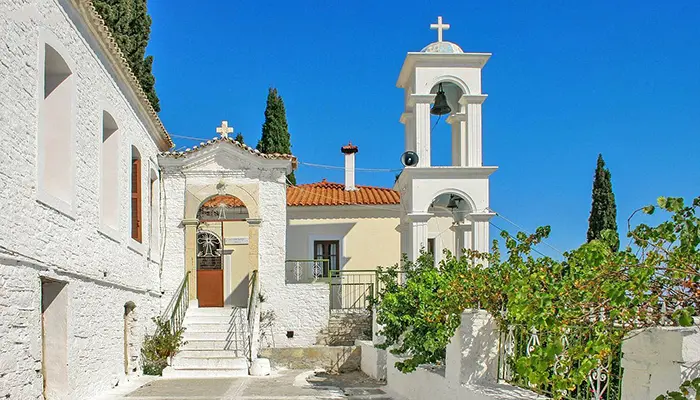Monastery of Panagia Spiliani in Samos island.