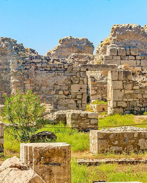 Roman Baths in Samos island.