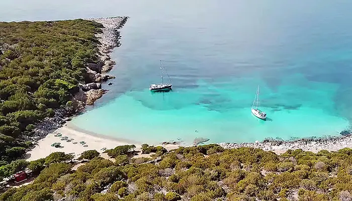 Samiopoula Island in Samos island.