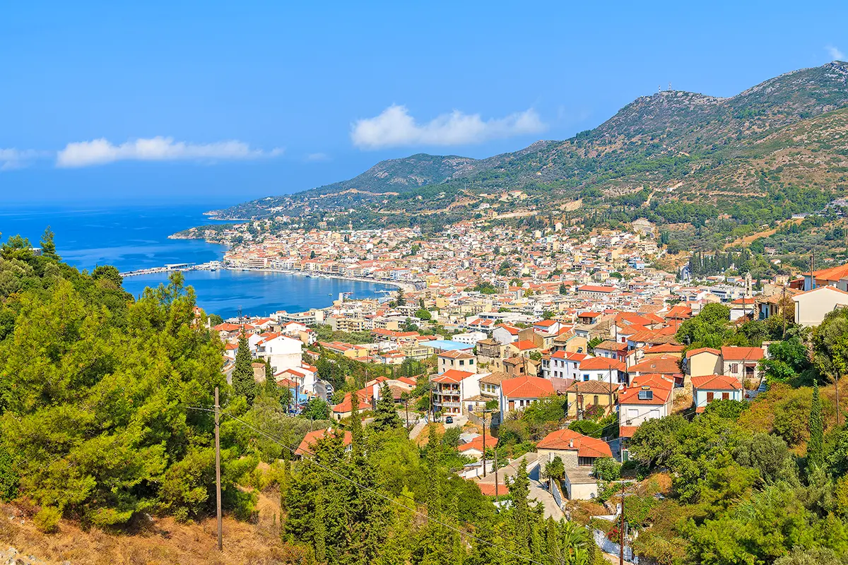 Samos island, the island of Muscat Wine.