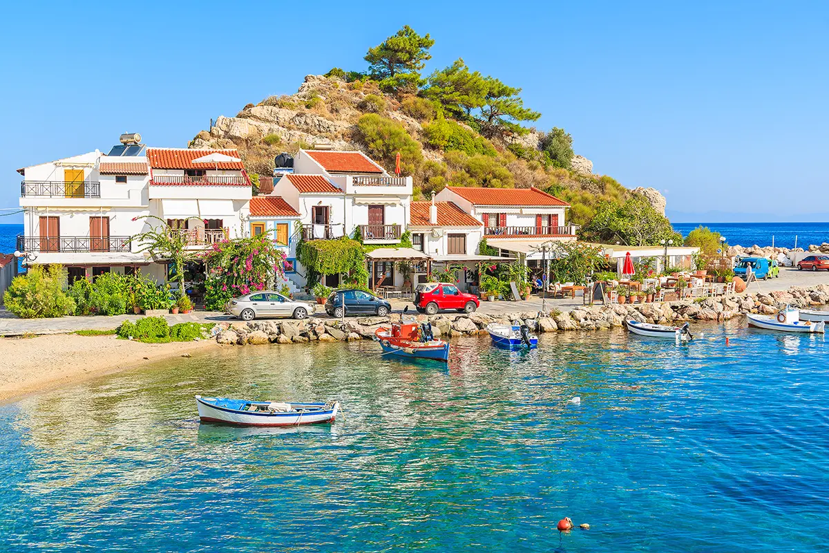 Pictures of Samos island, Greece.