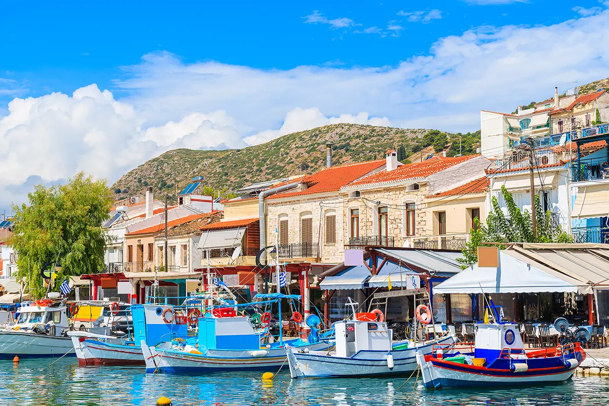 Pictures of Samos island, Greece.