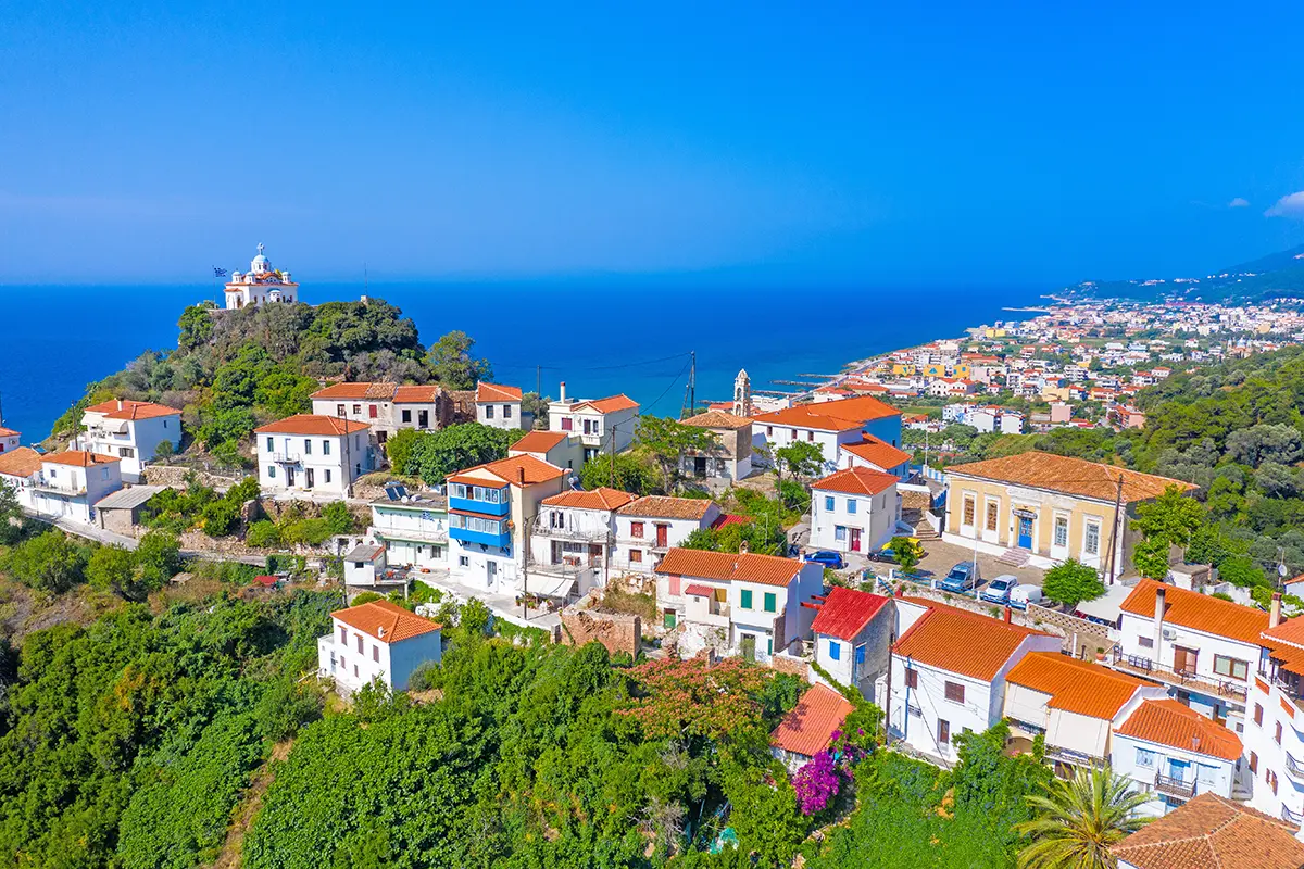 Pictures of Samos island, Greece.