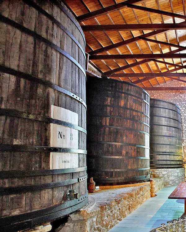Museum of Samos Wines in Samos island.